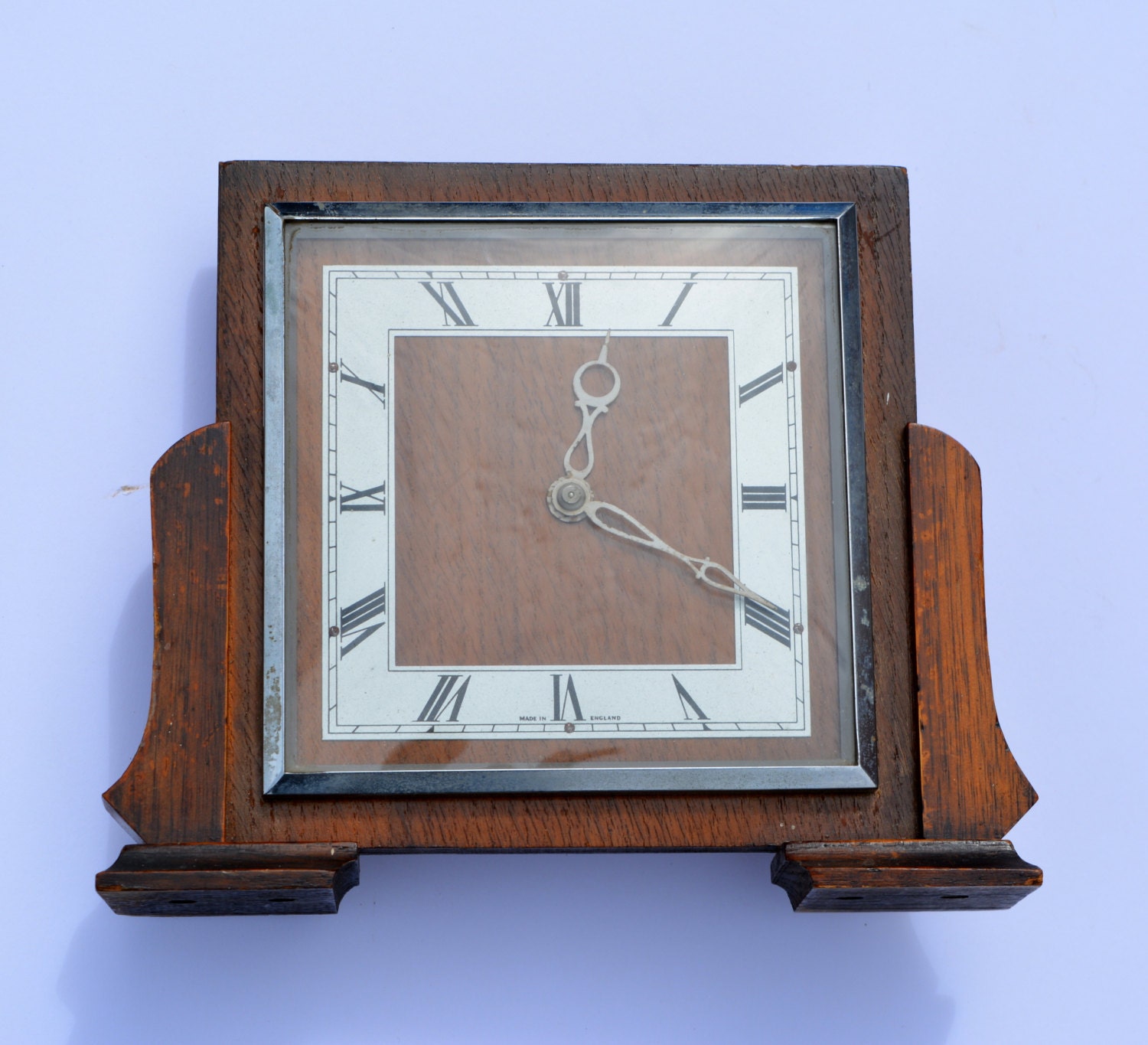 1950s Smiths Clock Vintage Mantel Clock Vintage by BiminiCricket