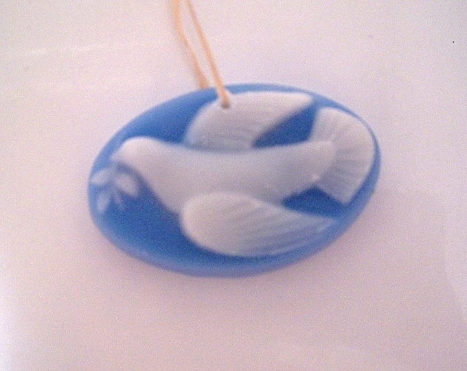 Peace dove beeswax ornament