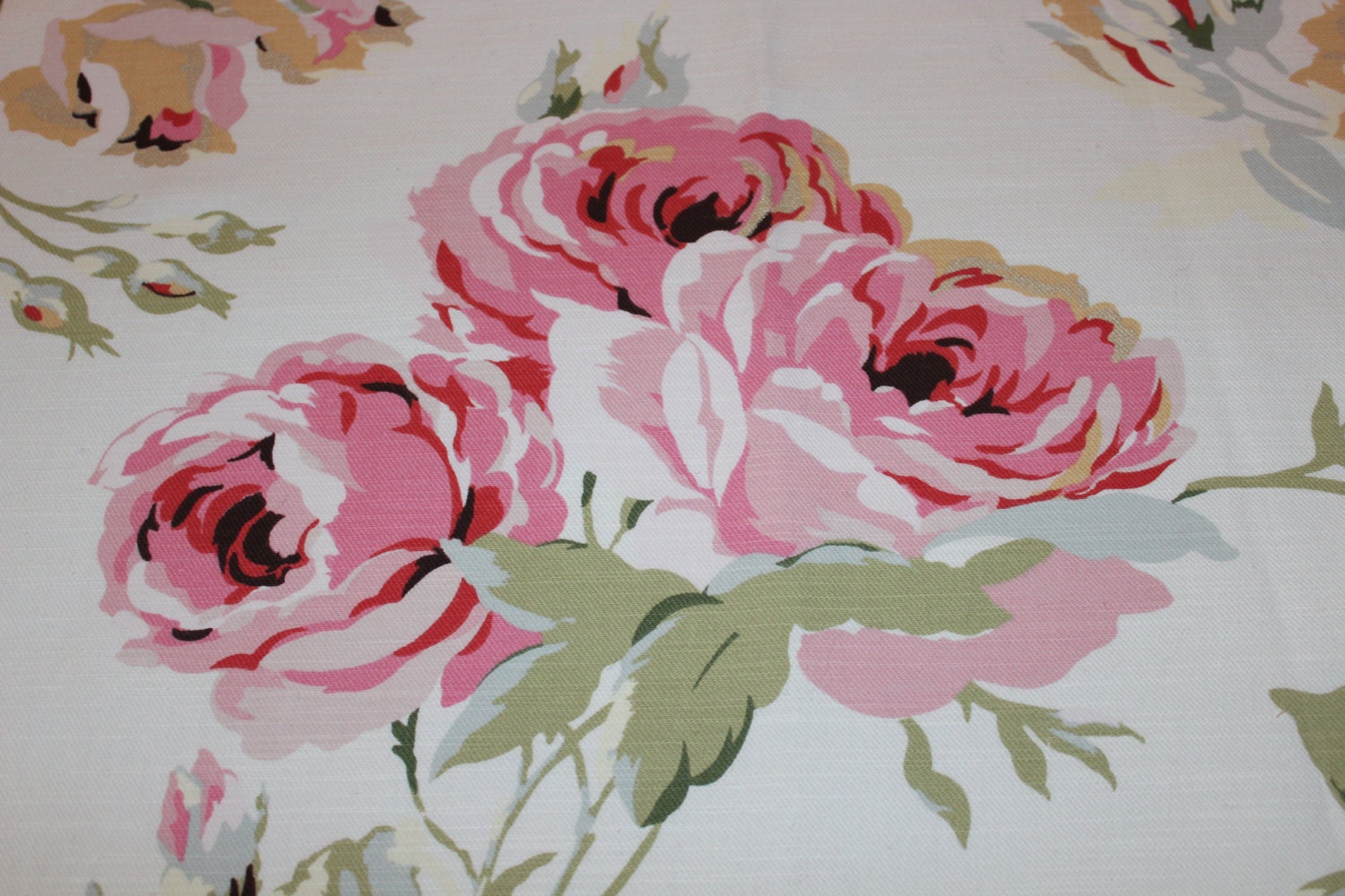 Tableware Laura Ashley fabric tablecloth linen blooming