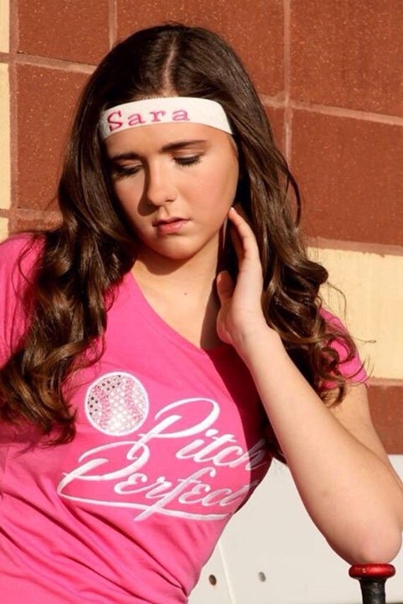 Personalized Glitter Headband Soffe Headband glitz