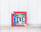 Amel Scuba Diver Flag License Plate – For Front Or Rear Of Car – Ocean Sea Diving