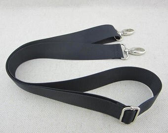 Black Adjustable Crossbody Purse Strap 3.1cm wide