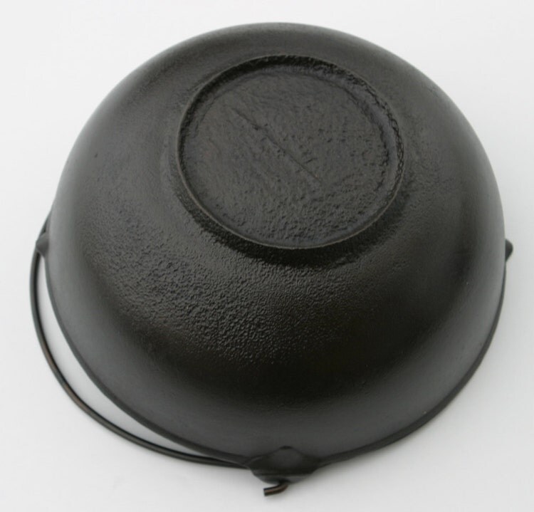 Antique 1800s Cast Iron Scotch Cooking Bowl by SeaGlassPrimitives