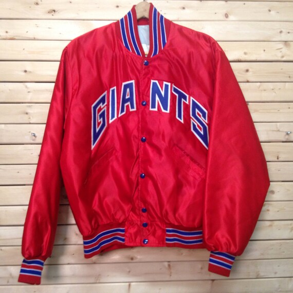 Red New York GIANTS Football Delong Sportswear Starter-type