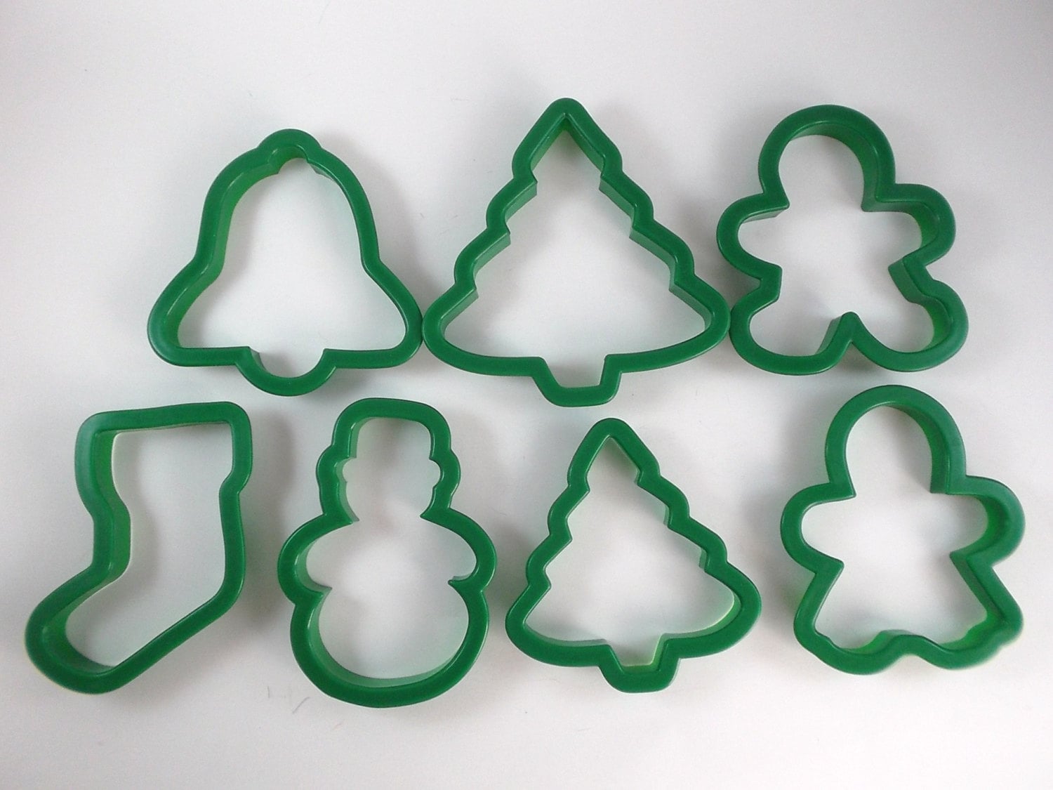 Vintage Christmas Cookie Cutters Assorted Shaped Cookies