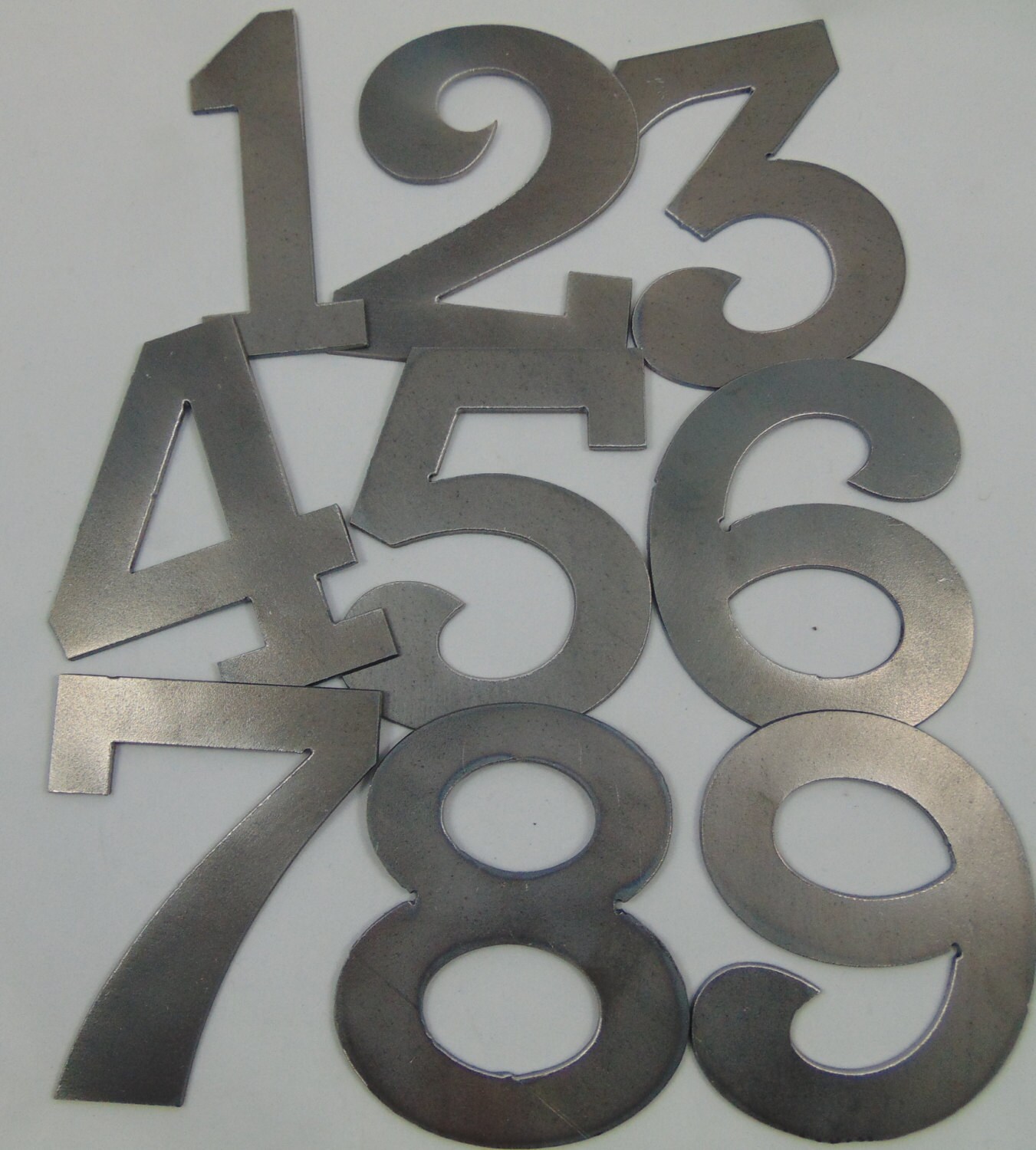 Custom Cut Metal Clock Numbers 112 or For Project of your