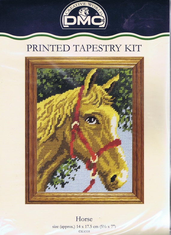 Chestnut Horse Tapestry/Needlepoint Kit DMC 5.5 x
