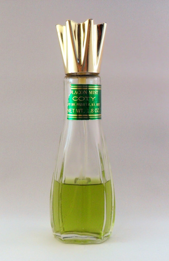 Vintage 1960s Emeraude by Coty 1.8 oz Flacon Mist by perfumefetish