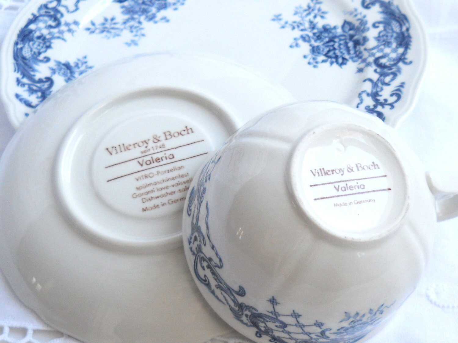 SALE vintage tea set tea cup trio tea set tea cups tea cup