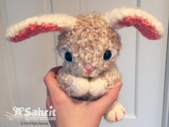 PATTERN Instant Download O-SO-CUTE Pearls the Bunny Easter Crochet Amigurumi Rabbit