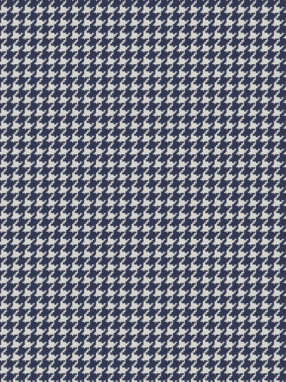 Navy Blue Houndstooth Upholstery Fabric Blue By PopDecorFabrics   Il 570xN.765379783 Q86o 