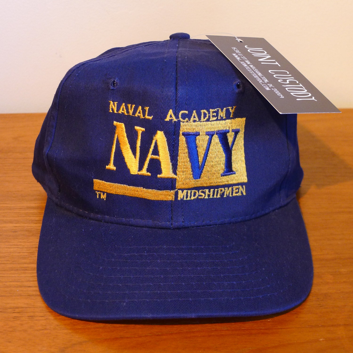 Vintage NAVY Naval Academy Hat Midshipmen Snapback
