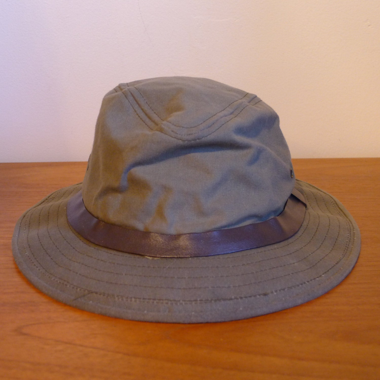 Vintage FILSON Tin Cloth Hat CC Filson Company by JointCustodyDC