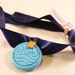 Inspired by Avatar Water Tribe Engagement Necklace Polymer Clay