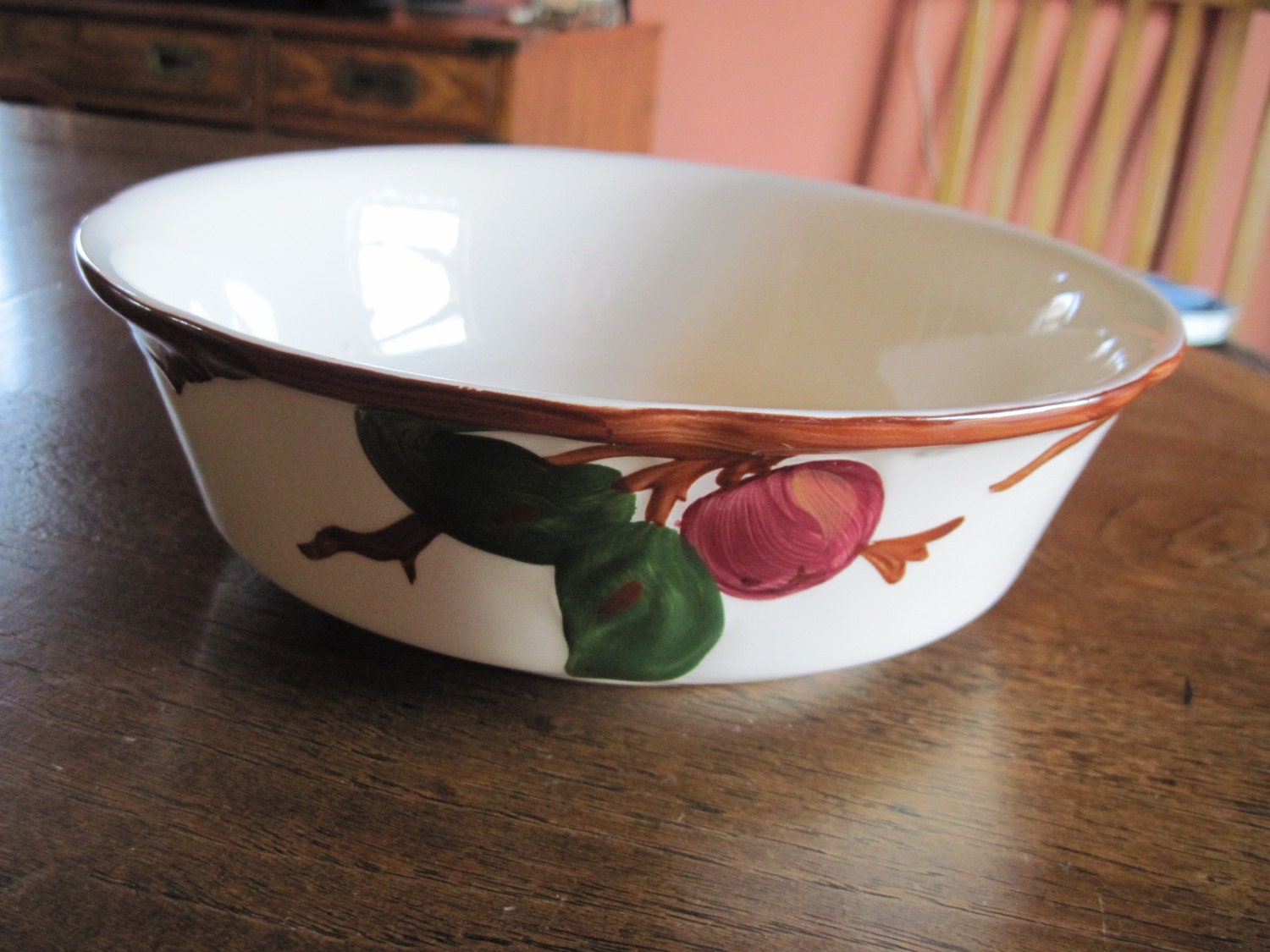 Franciscan Apple Vegetable Serving Dish Earthenware Made in