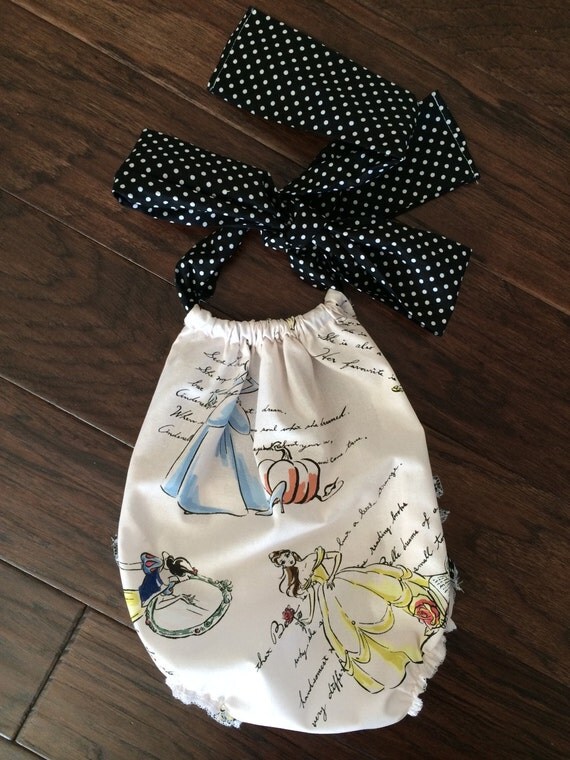 Disney princess baby rompers walt disney world by BirdeeCloset
