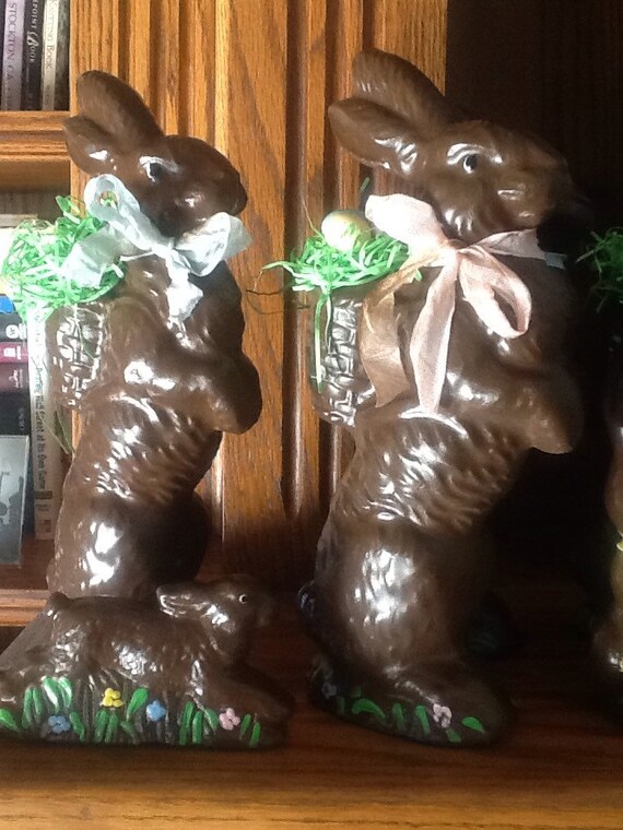 Chocolate bunny faux chocolate bunnies bunnies Easter