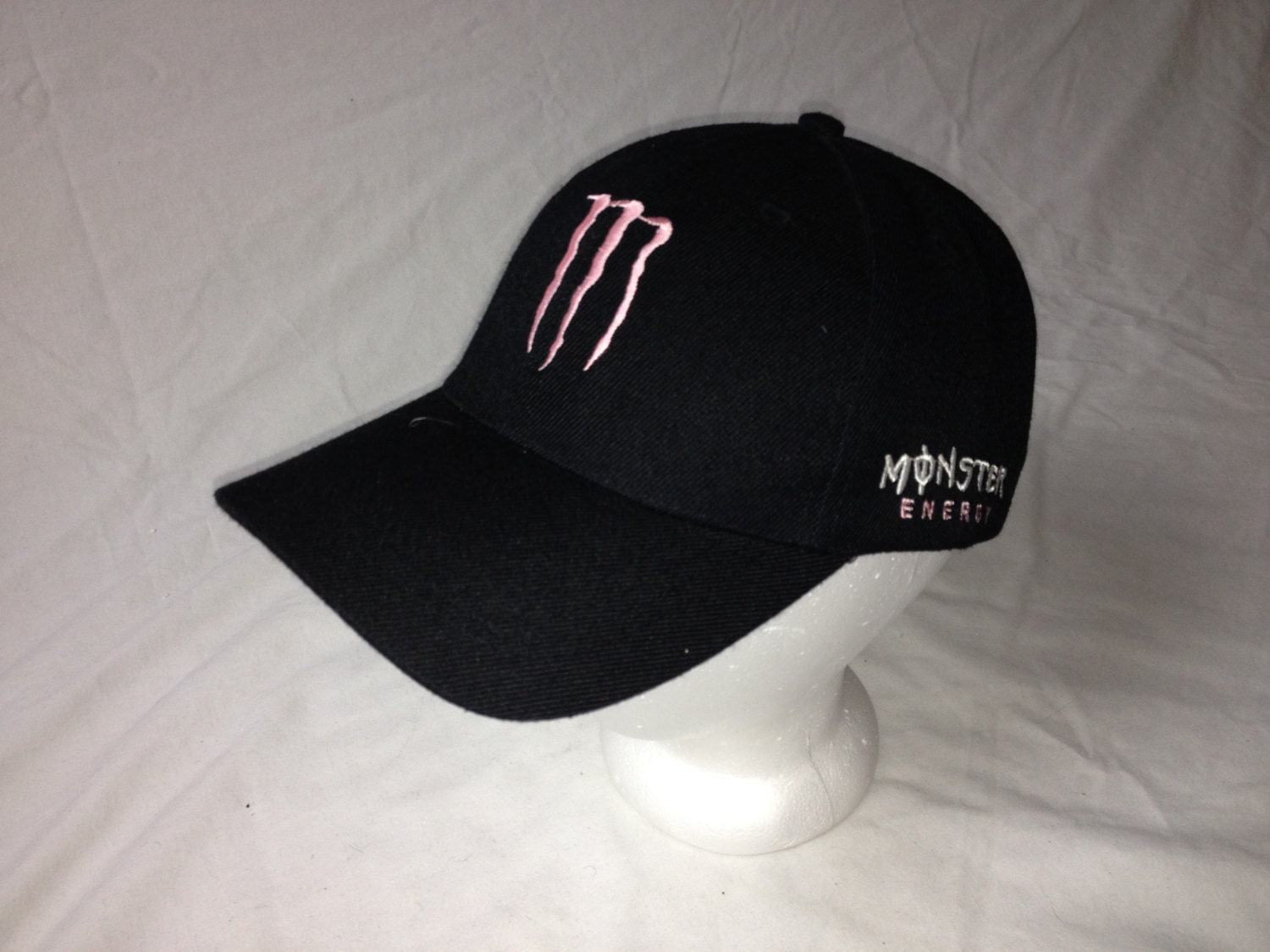 pink monster energy logo hat by THEVIRTUALMALL on Etsy