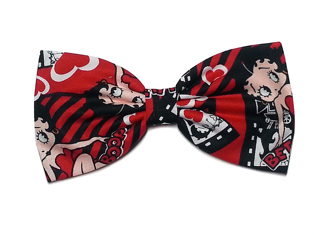 betty boop hair bow betty boop valentines day hair bow betty