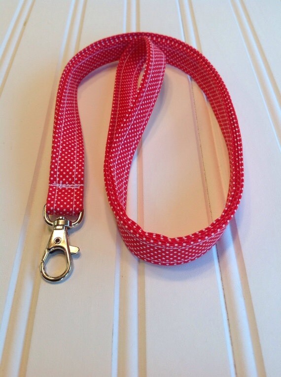 Lanyard Long Keychain Keychain Key Chain by SewSassiBoutique