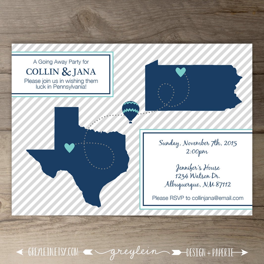 Going Away Party Invitation Template Free 8