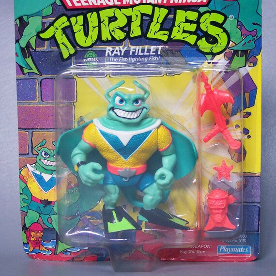 Vintage Teenage Mutant Ninja Turtles Ray Fillet by VintageSeller76