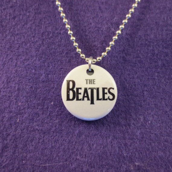 The Beatles necklace by SharynKBeatlecrafts on Etsy