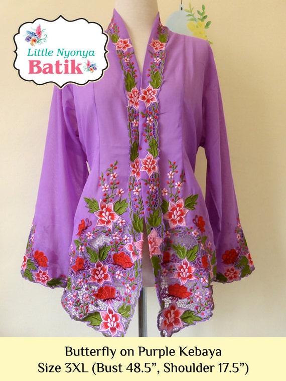 Size XXXL: Plus Size Peranakan Kebaya Basic by 