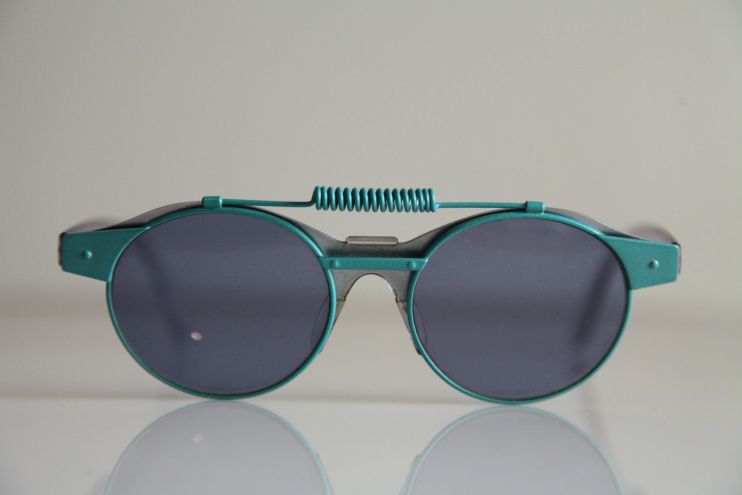 Vintage SWATCH Sunglasses Blue Silver by LovelyVintageGlasses
