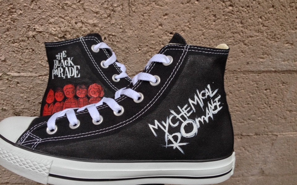 MCR Inspired Shoes. My Chemical Romance Shoes. The by HJArtistry