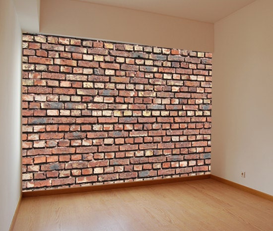 wm528 Textured Faux Brick Wall Self Adhesive by ArtFeverUK