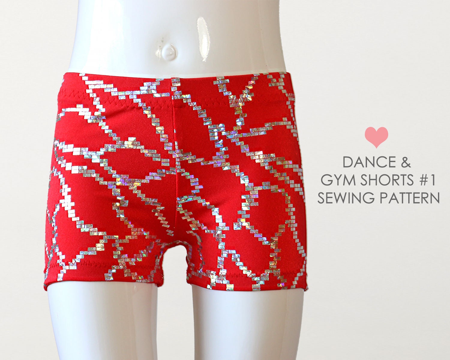 Dance shorts pattern girls leotard pattern by MyChildhoodTreasures