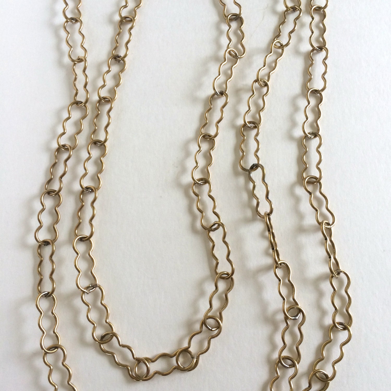 Peanut Chain Chandelier Chain LG Brass Chain 1YD