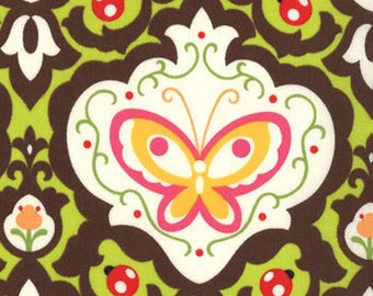 1 Yard- Oops A Daisy Butterfly Fabric- Moda