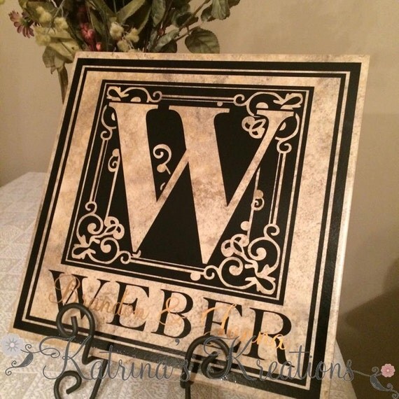 Personalized Wedding Tile
