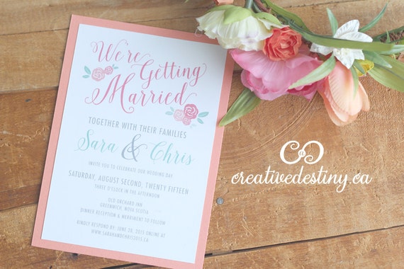 We Re Getting Married Invitations 5