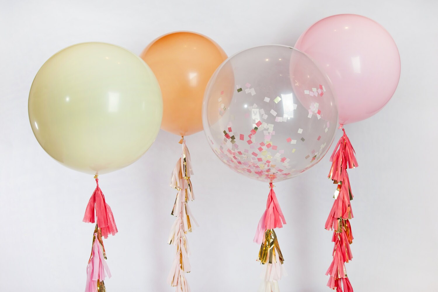 Custom Confetti Balloon with Tassels