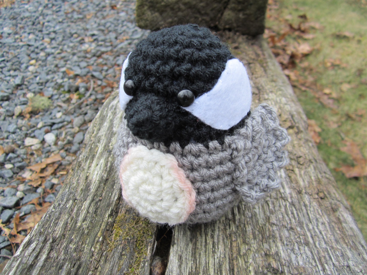 chickadee stuffed animal