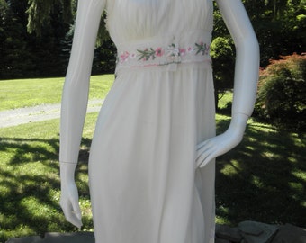 Sheer Nylon Nightgown