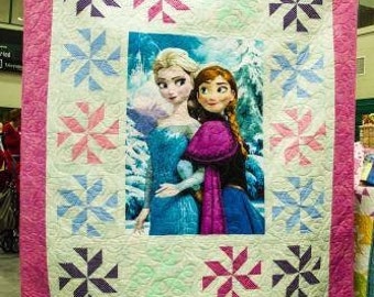 Disney's Frozen Quilt. 60 x 72"