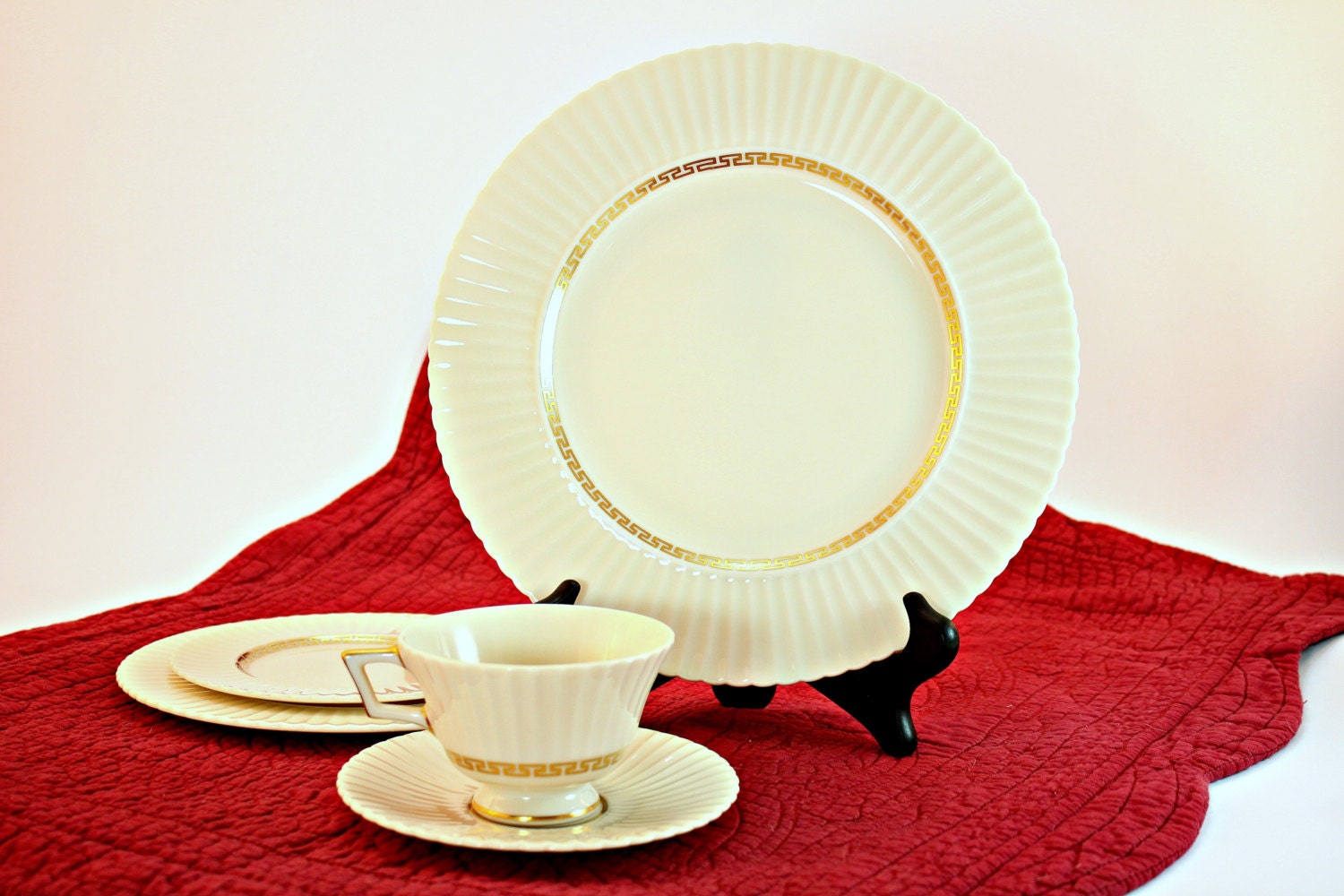 20 Piece Starter Set Lenox China USA Made Lenox Cretan