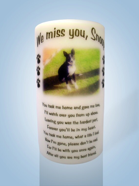 Pet Memorial Candles