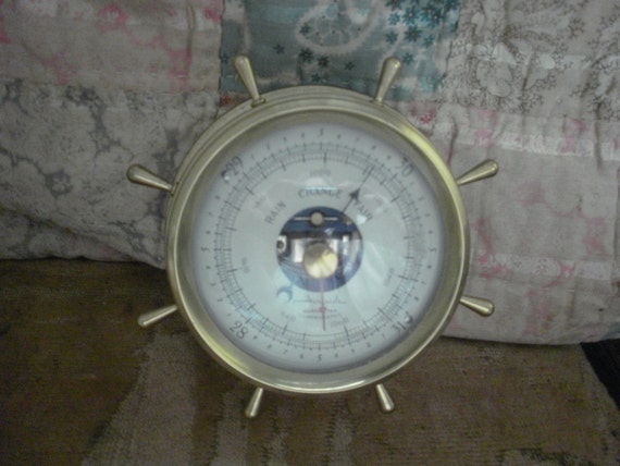 Brass Airguide Barometer Compensated Brass by AmazingCollections