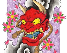 Popular items for hannya mask on Etsy