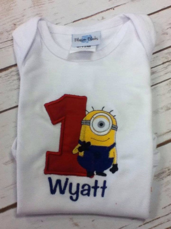 minion first birthday shirt