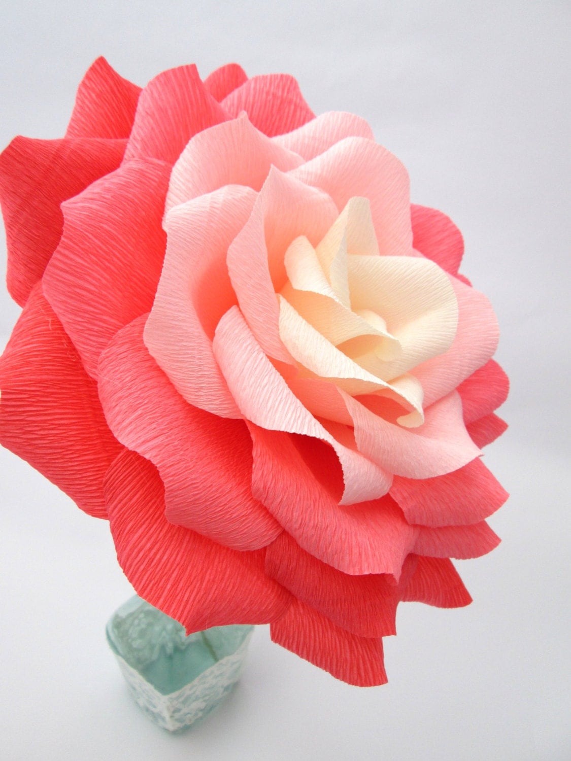Giant Paper Flower/ Ombre Paper Rose/Wedding