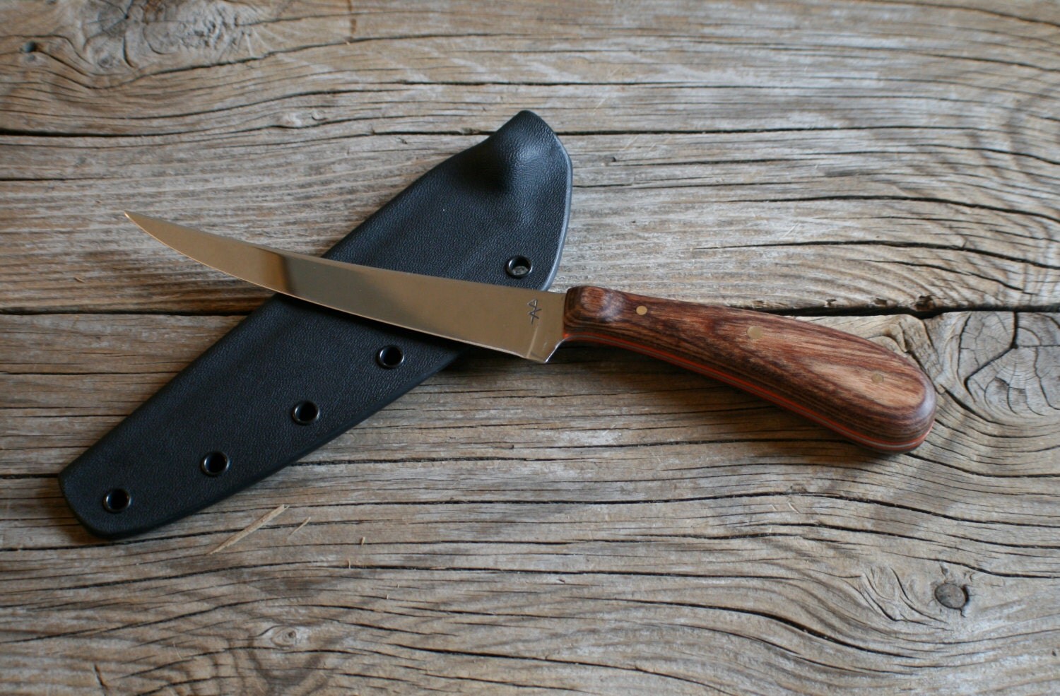 Custom Fillet Knife with Kydex Sheath by JaredKramerStudios