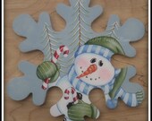 Snowman Candy Cane Snowman painting pattern packet instant download