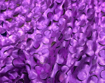 Nylon Spandex Fabric in Metallic Berry