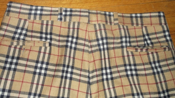 burberry plaid pants mens